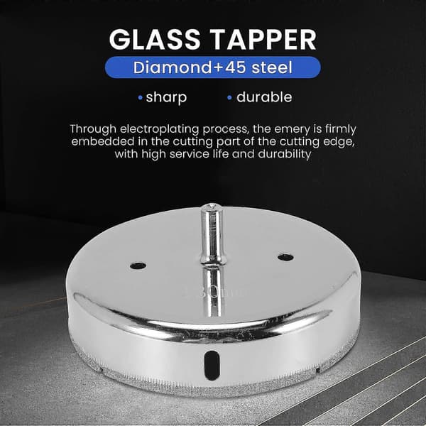 130 mm diamantborekroner, hule kerneborekroner til glas, keramik, porcelænsfliser, granit Qua