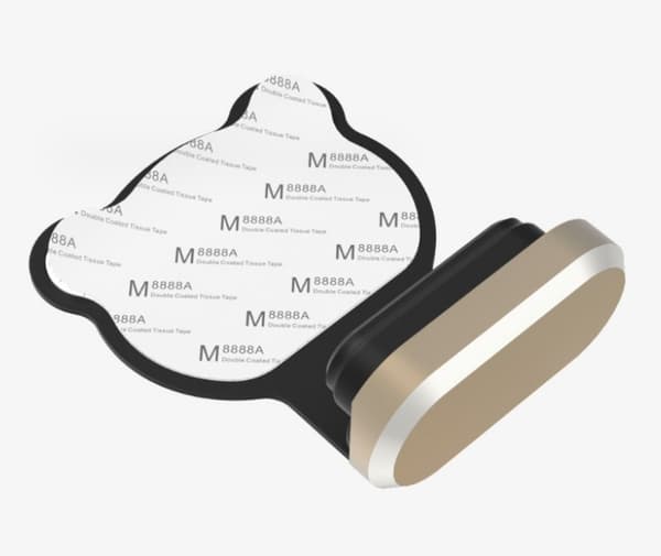 Guld Silikon Set med 3 Silikon Dammskydd för USB C Port