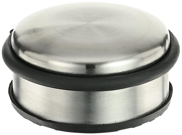 TL74052 Dørstop i rustfrit stål, 10 cm diameter x 4 cm højde, 1