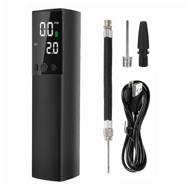 Elektrisk bollpump, smart luftpump bärbar snabb bollpump med exakt tryckmätare och digital display