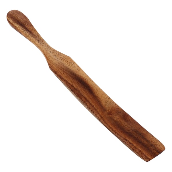 Bærbar langskaftet spattel Kjøkken Ikke-klebende kokeutstyr Tre Spattel Spattel 28x3cm Spatula 28x3cm