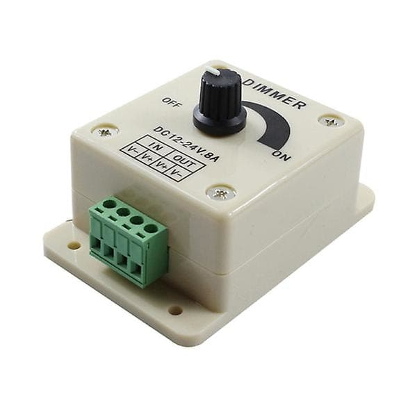 Holdbar 12V 8A LED Panel Lysdæmper Vægkontakt PWM Lysdæmper