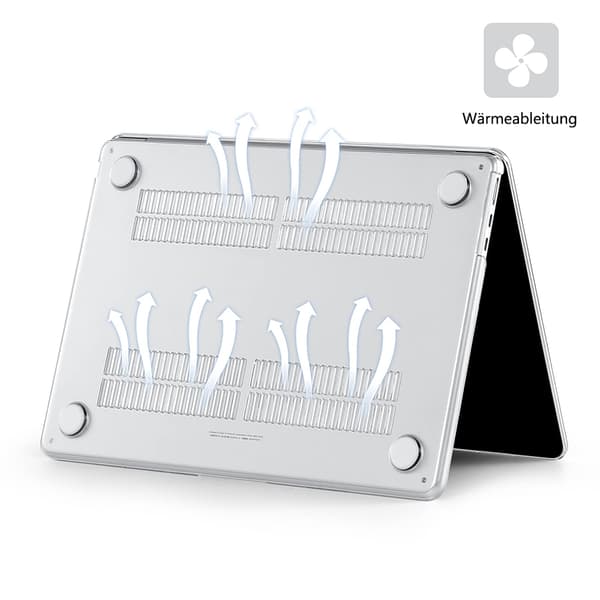 Case Compatible with NY MacBook Air 13.6 inch M2 A2681, 2022 Model, Ultra-thin Smooth Hard Shell Protective Case, Crystal Clear
