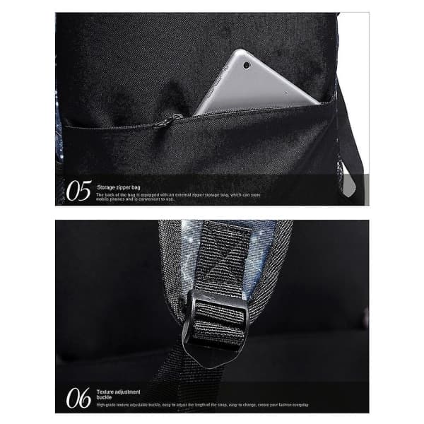 Roblox Gaming Peripheral Backpack Men's and Women's Travel Bag Computer Bag Student Bag Style 6