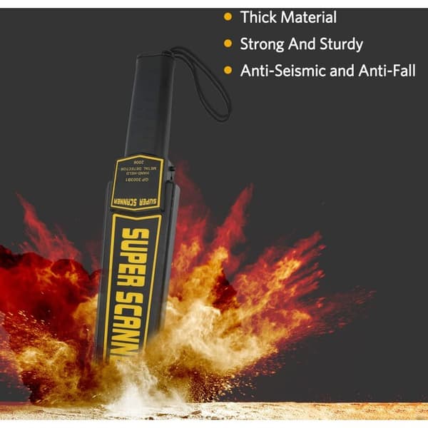 Portable Security Metal Detector, Handheld Metal Detector, Security Check, High-Sensitivity Inspection Scanner