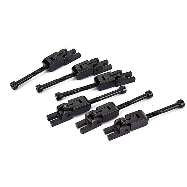 Set med 6 dubbellåsande sadlar för Floyd-Rose gitarrtremolobrygga (Svart)