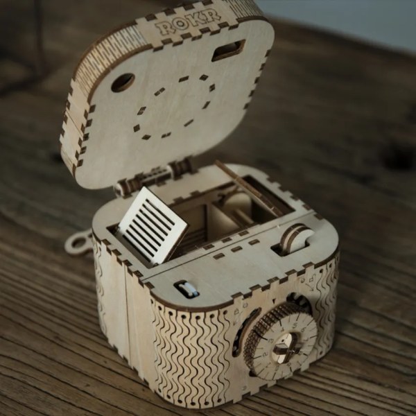 3D-puinen palapeli, mekaaninen aarrelaatikkomalli, tee-se-itse -aivohuippuprojektit yli 14-vuotiaille aikuisille lapsille