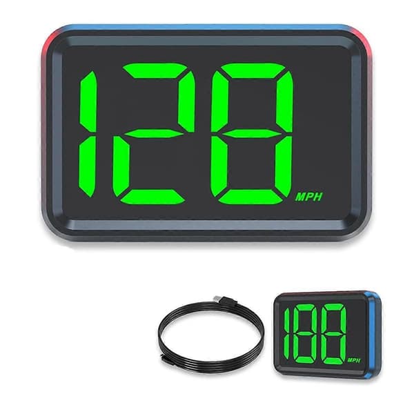 GPS Hastighedsmåler til Bil Universal MPH Hastighedsmåler USB Tilslut Digital Hastighedsdisplay Heads Up til Al[GKS]