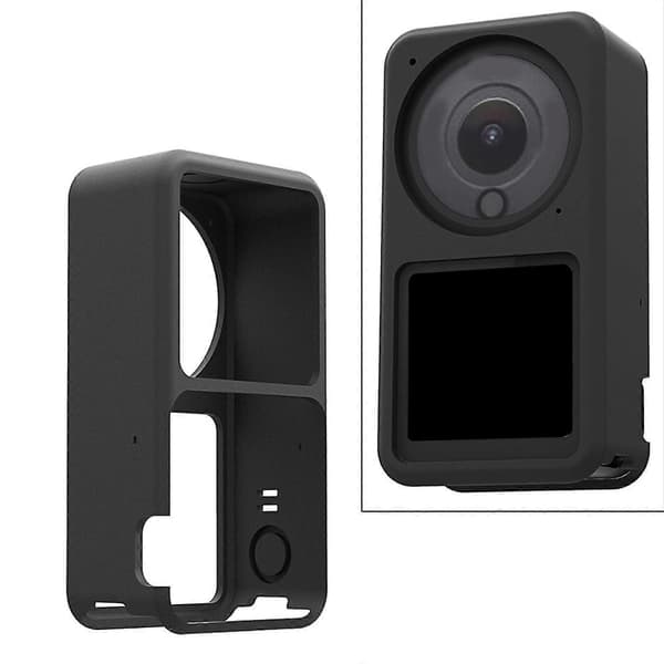 Silikonveske Action Sport Tilbehør Direkte Passform For Dji Action 2 Svart