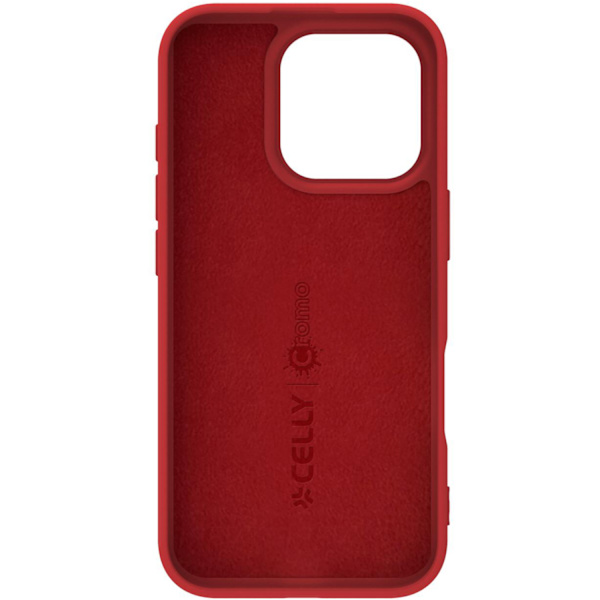 Cromo Soft gummietui iPhone 16 Pro Rød