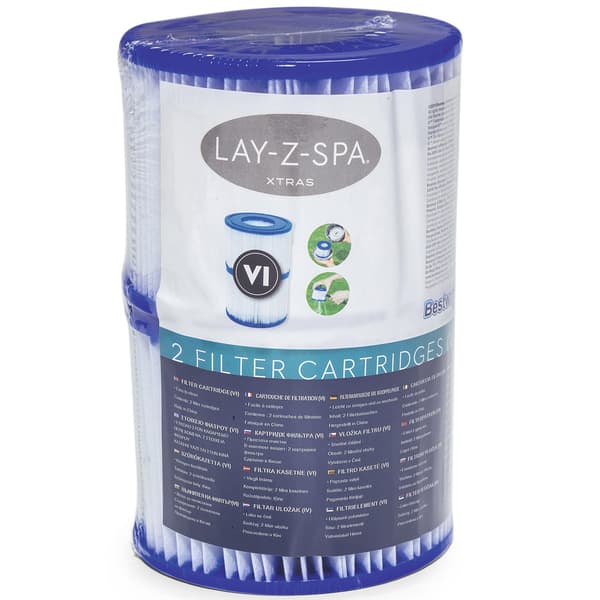 Suodatinpatruuna (VI) Lay-Z-Spa Blå, Vit