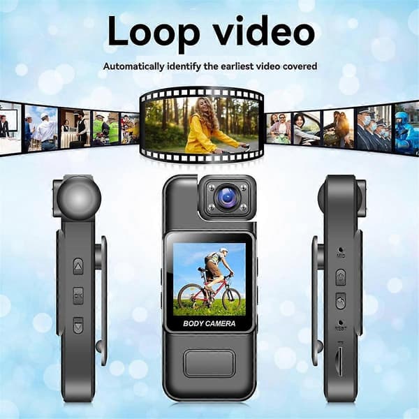 Wifi Mini Camera 4K HD Digital Video Recorder 180 Rotatable Lens Portable Action Camera Recorder 128G
