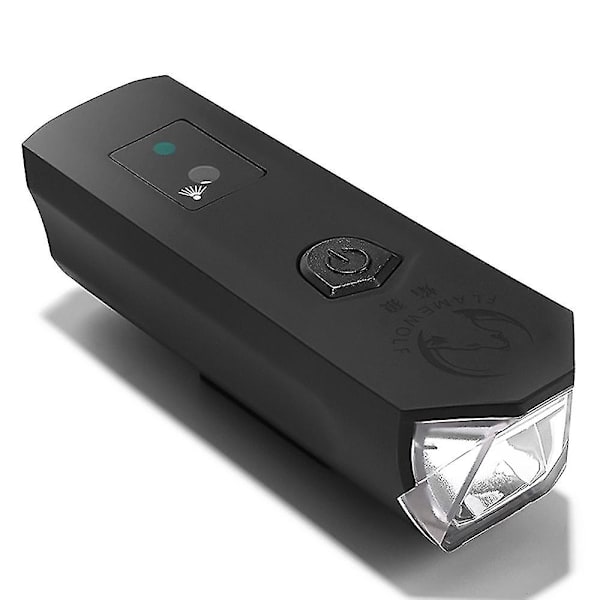 LED Sykkellys USB Ladbar Baklys Sykkel Hodelykt Super Lys Lommelykt Sykling Foran