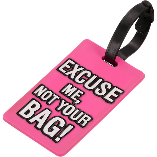 Bagasjemerke Rosa Pink
