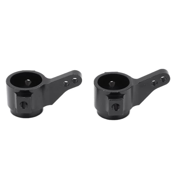 2 stk. Styrespindler Aluminiumlegering RC Bil Reservedele Tilbehør til TAMIYA CC01 Sort