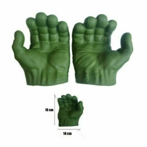 Hulk Smash Hænder Avengers Cosplay Bløde Legetøjsdukker Handsker Et Par Festlegetøjsgave