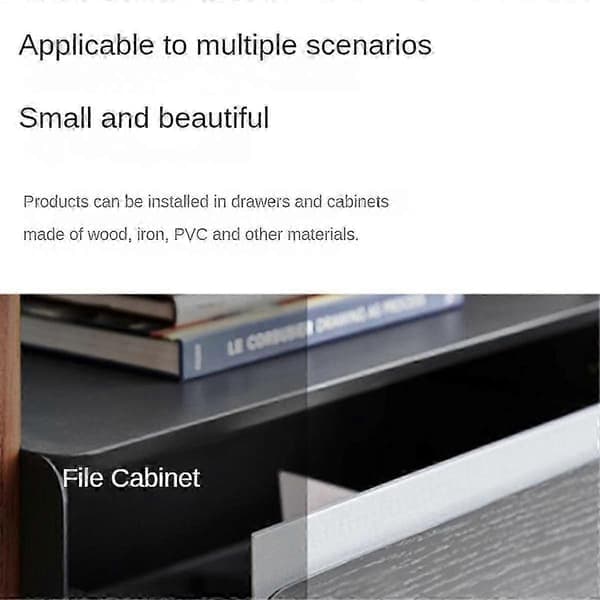 Drawer Fingerprint Lock Password Mailbox Lock Biometric Drawer Lock Fingerprint Rechargeable Keyless
