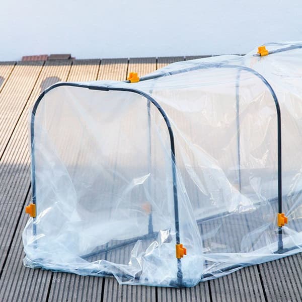 Drivhus - Tunneldrivhus - 50*100*55 cm - Egnet for dvergblomster, grønnsaker og frukt