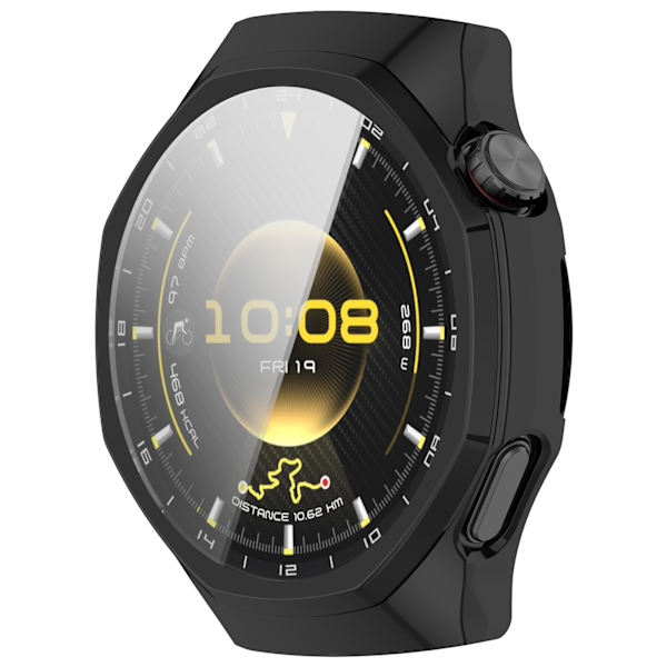 Full Coverage TPU Protective Case Compatible with Huawei Watch GT6 Pro 46mm - Black