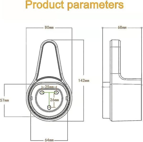 Ev-holder Strong Type 2 Wall Mount Ev Charger Holder