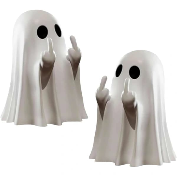 Glowing Halloween Ghost Finger Set for Spooky Table Decoration
