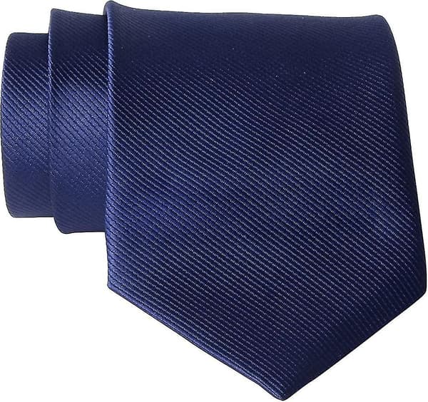 Herre Solid Ensfarget Slips Sateng Polyester Slips for Bryllup eller Arbeidsgave