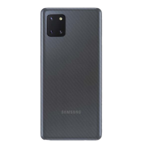 3-pack Galaxy Note 10 Lite Kolfiber Skal Skyddsfilm Baksida