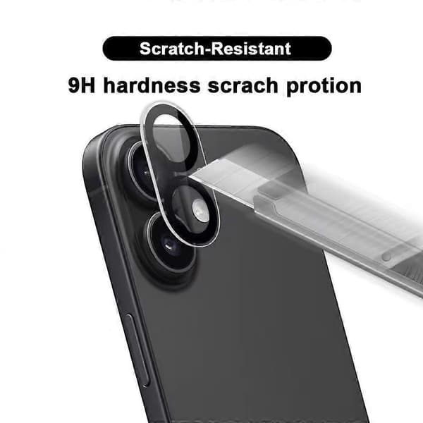 Camera Protector for iPhone 17 WANLONFENG HD Clear Silk Screen Lens Film with Cleaning Cloth