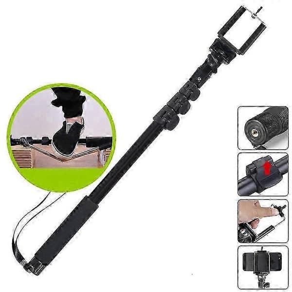 188 Portable Handheld Extendable Selfie Stick Monopod with Phone Holder