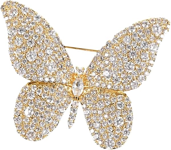 2 STK Camellia Perle Legering Pin