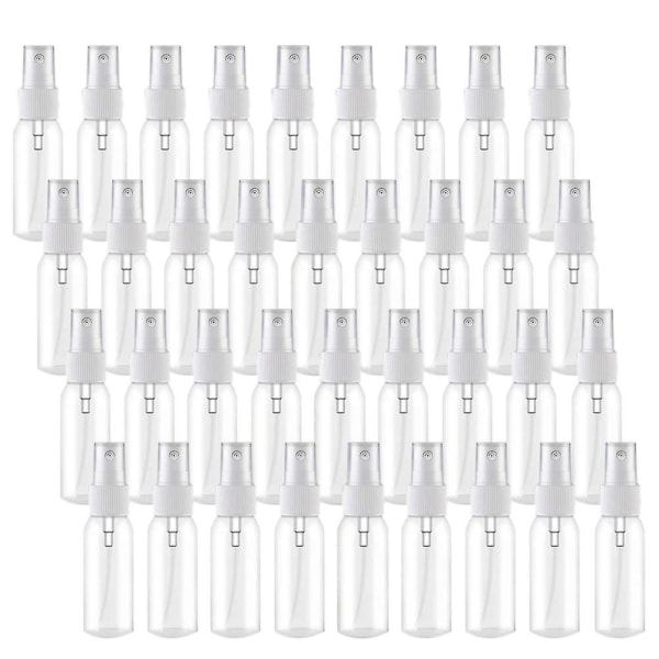 36 stk 30 ml/1 oz Mini Fint Mist Spray Flasker Genopfyldelige Flasker Små tomme Klar Plastic Rejsestørrelse
