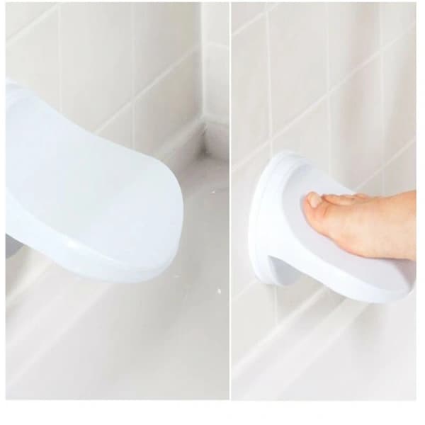 Bathroom Shower Footrest Pedal Step Suction Cup Non-slip Foot
