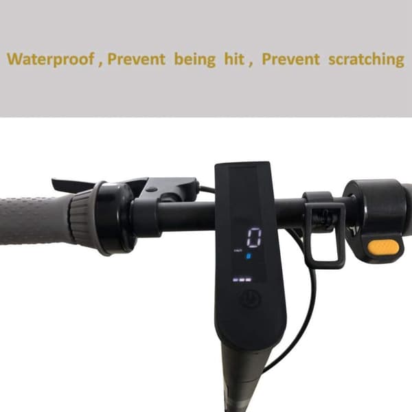 Waterproof Silicone Protective Cover Central Control Panel Silicone Cover for Max G30 Electric Scooter Black