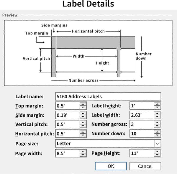 Address Labels 1500 Label Stickers for Laser/Inkjet Printer Mail