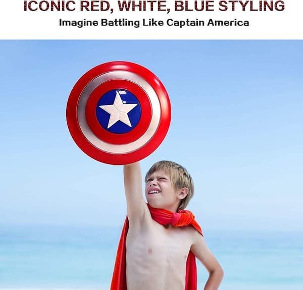Captain America Skjold Børnekostume Superhelt Udklædning - Perfekt