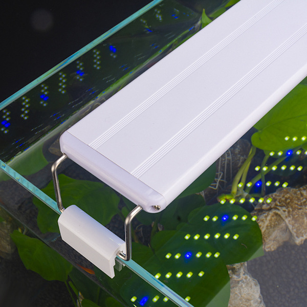 Klips-på Akvarium Mini LED Lys Akvarielampe EU Stik 220V -40cm-Linjelængde 120xm-16W