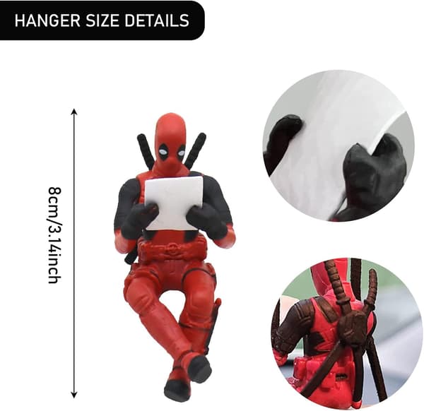 Hængende dekoration til bil, instrumentbrætpynt, søde Deadpool-figurer, bildekorationer car ornaments