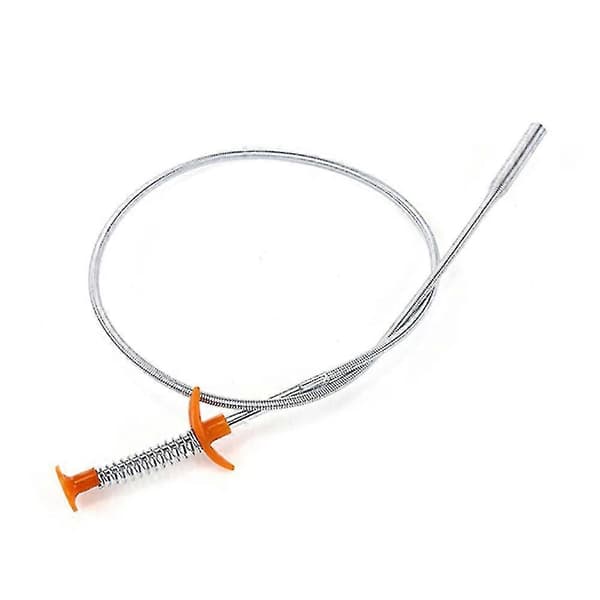 Flexible Long Reach Claw Pick Up Narrow Bend Curve Grabber Tool Spring Grip 80cm