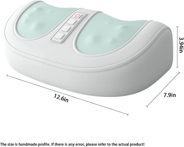 This massager features massage rollers and a constant temperature function, making it suitable for relieving foot pain at home or in the office.