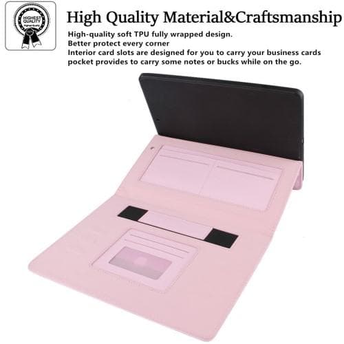 Til iPad 10.9 2022 Gen 10 Sammenleggbart etui - Rosa Rosa pink