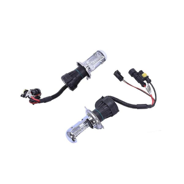 2X Glødelampe AUTO BI- Beam HI / LOW Glødelampe H4 (55W, 6000K)