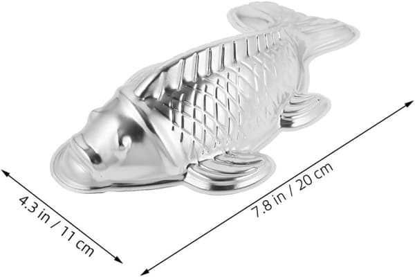 Fiskeformede kaker og desserter Bakeform DIY Kakeform Aluminiumslegering Kreativ Design Enkel