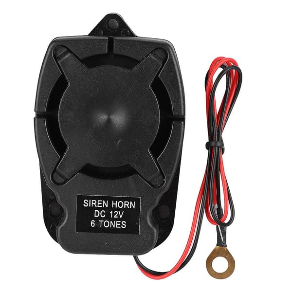 DC12V Car Vehicle Anti-theft Alarm Speaker Horn 6 Sounds 110db Security System Accessory [DB]