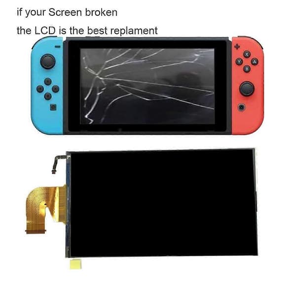 LCD-skærm til Nintendo Switch LCD-skærm til NS Switch Udskiftningsreparation LCD-skærm