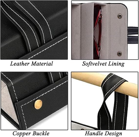 1 kpl Musta Silmälasikotelo Silmälasit, Kannettava Silmälasikotelo, Silmälasit