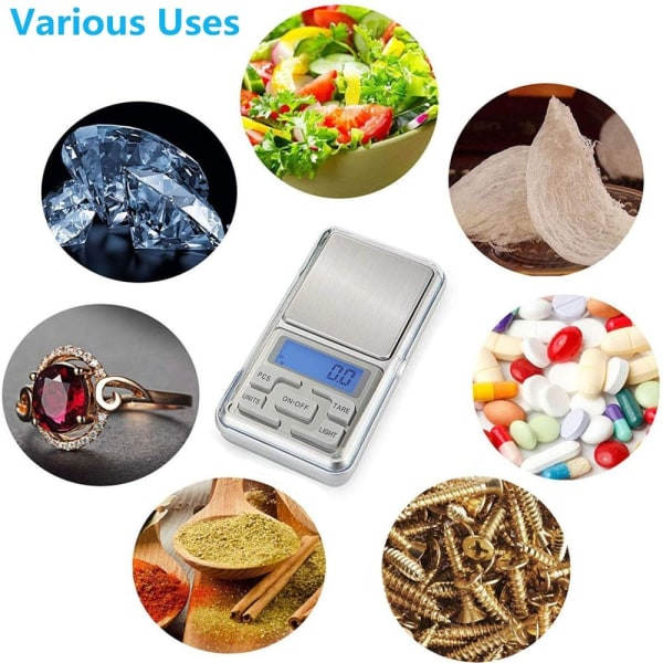 Digital lommevekt (500g/0,01g)
