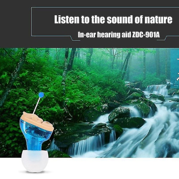 Invisible Audiphone Mini Poratable Justerbare digitale høreapparater for døve ører