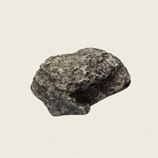 Realistic Stone Holder for Secure Outdoor Garden Hidden Key Box Storage Dark Stone