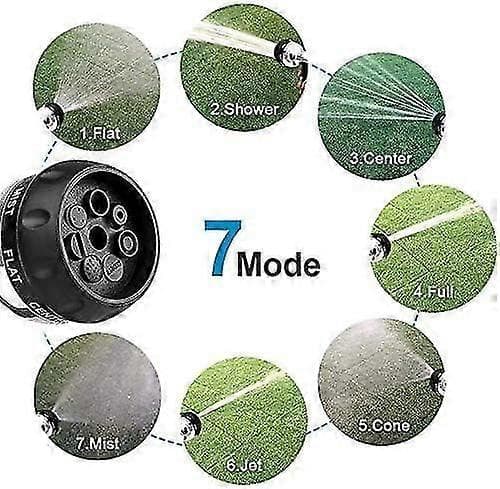 Garden Watering Gun 7 Functions Adjustable Water Gun Watering Can Handheld Sprayer for Garden