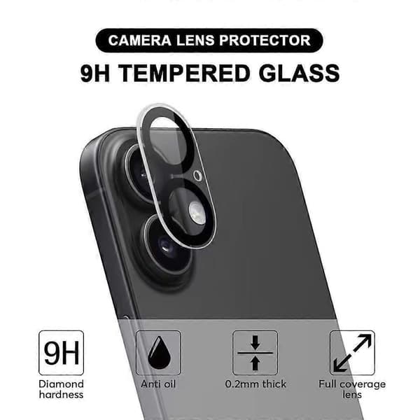 Camera Protector for iPhone 17 WANLONFENG HD Clear Silk Screen Lens Film with Cleaning Cloth